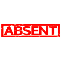 Absent Stamp