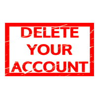 Delete your account Stamp