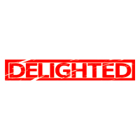 Delighted Stamp