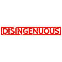 Disingenuous Stamp