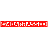 Embarrassed Stamp