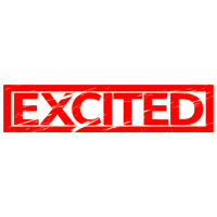 Excited Stamp