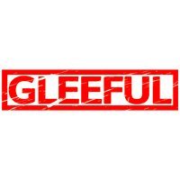 Gleeful Stamp