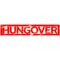 Hungover Stamp