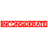 Inconsiderate Stamp