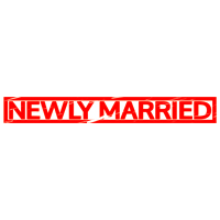 Newly Married Stamp