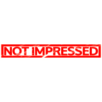 Not impressed Stamp