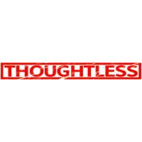 Thoughtless Stamp